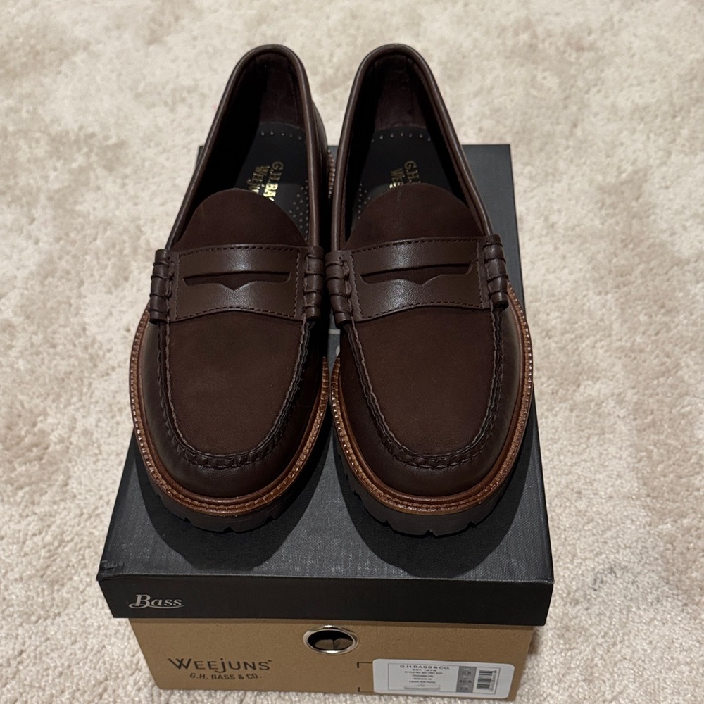 G.H. Bass & Co. Rich Brown Weejuns Slip-Ons
